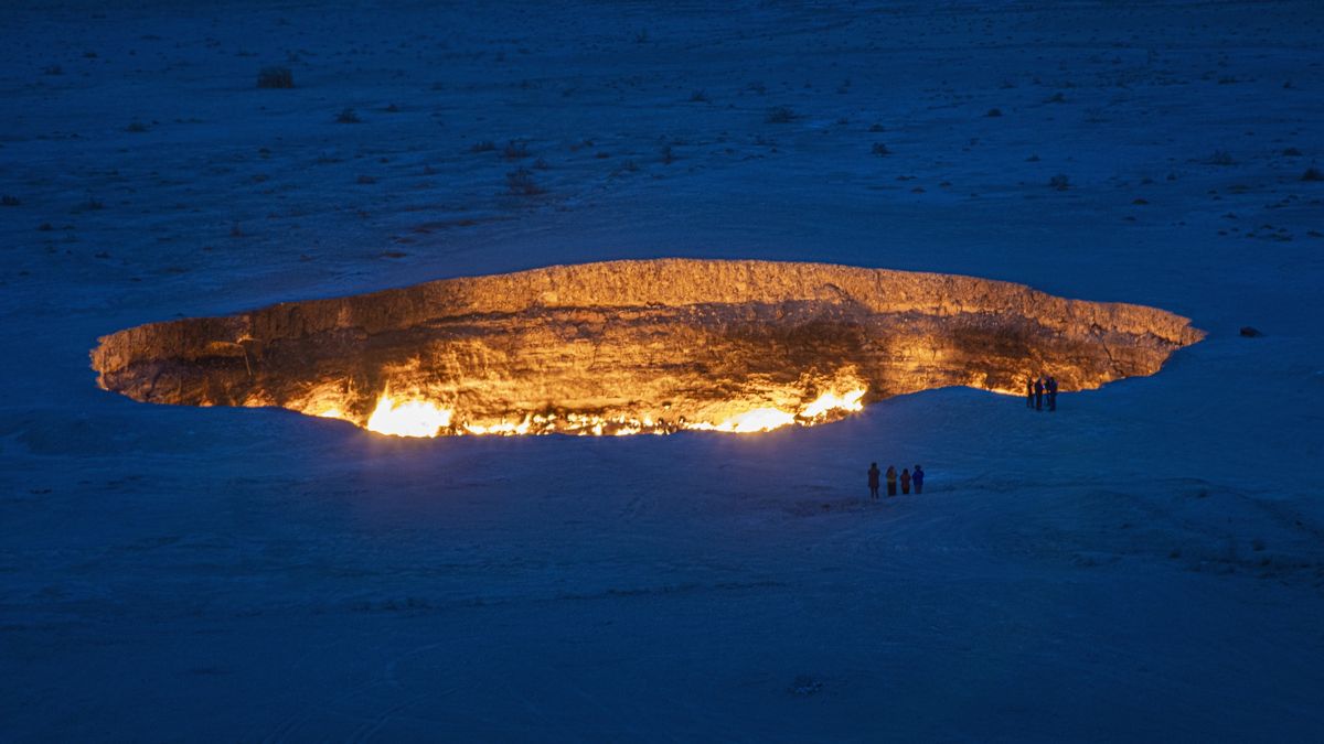 Słynny krater w Turkmenistanie płonął przez 50 lat 