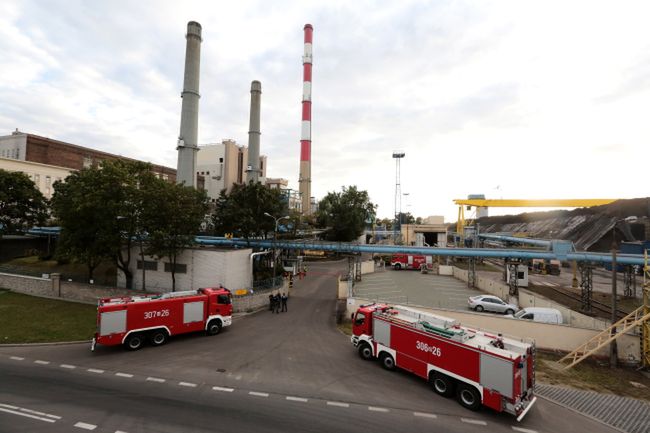 Pożar w EC Żerań: dwie osoby poszkodowane