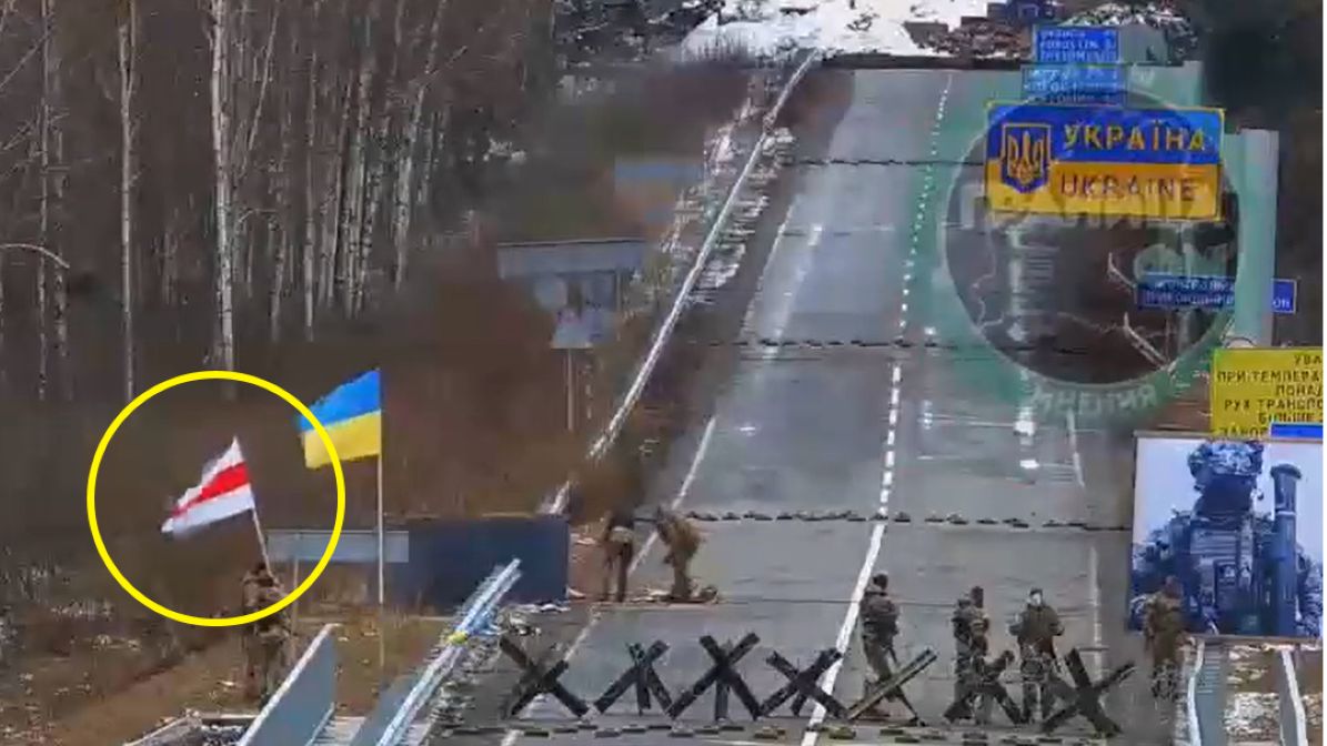 Ukraińscy pogranicznicy zadrwili z reżimu Aleksandra Łukaszenki 