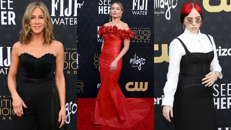 Gwiazdy brylują na Critics Choice Awards: Jennifer Aniston, Margot Robbie, Billie Eilish... (ZDJĘCIA)