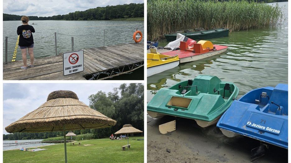 Plaża nad jeziorem w Górznie ma sporo do zaoferowania. Z Leszna można tu dotrzeć w niespełna 20 minut