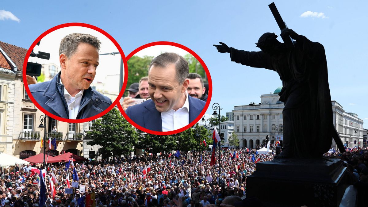 Karol Nawrocki i Rafał Trzaskowski organizują marsze w sobotę 25