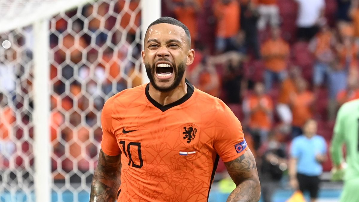 PAP/EPA / Olaf Kraak / Na zdjęciu: Memphis Depay