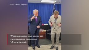 Taniec z prezydentem Trumpem. Wideo hitem sieci