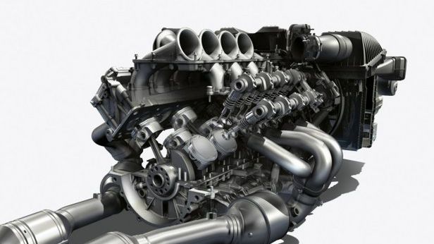 Mercedes-Benz SLS AMG silnik