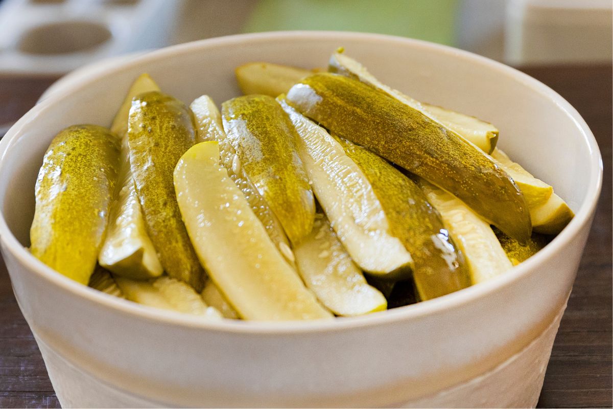 Crispy cucumbers are a hit at parties