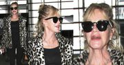 59-letnia Melanie Griffith na lotnisku w Los Angeles (ZDJĘCIA)