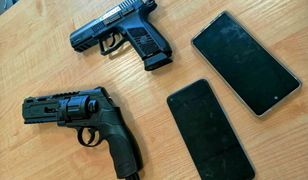 Gliwice. Sterroryzowali bronią nastolatków, ukradli telefony i pieniądze