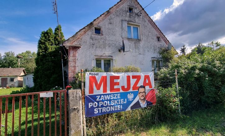 Bannery wyborcze Łukasza Mejzy w województwie lubuskim