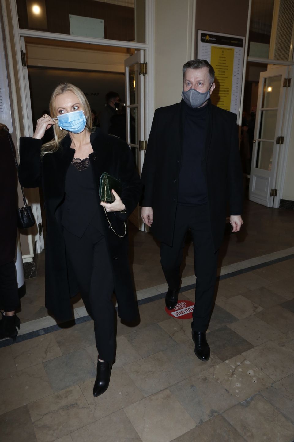 Olga Borys, Wojciech Majchrzak na premierze sztuki Biali heteroseksualni mężczyźni