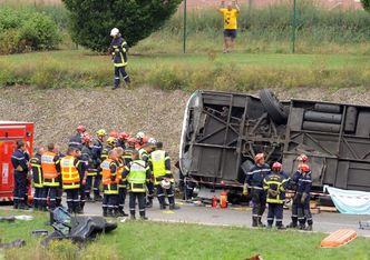 Wypadek polskiego autokaru we Francji. Nowe informacje o rannych