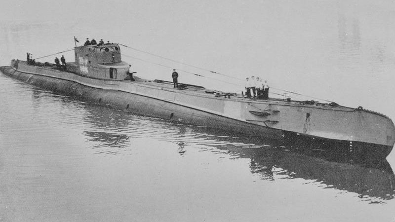 ORP Orzeł w Rosyth w 1940 r.
