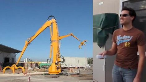 15-tonowy chwytak kontrolowany przy pomocy Wiimote (wideo) 1