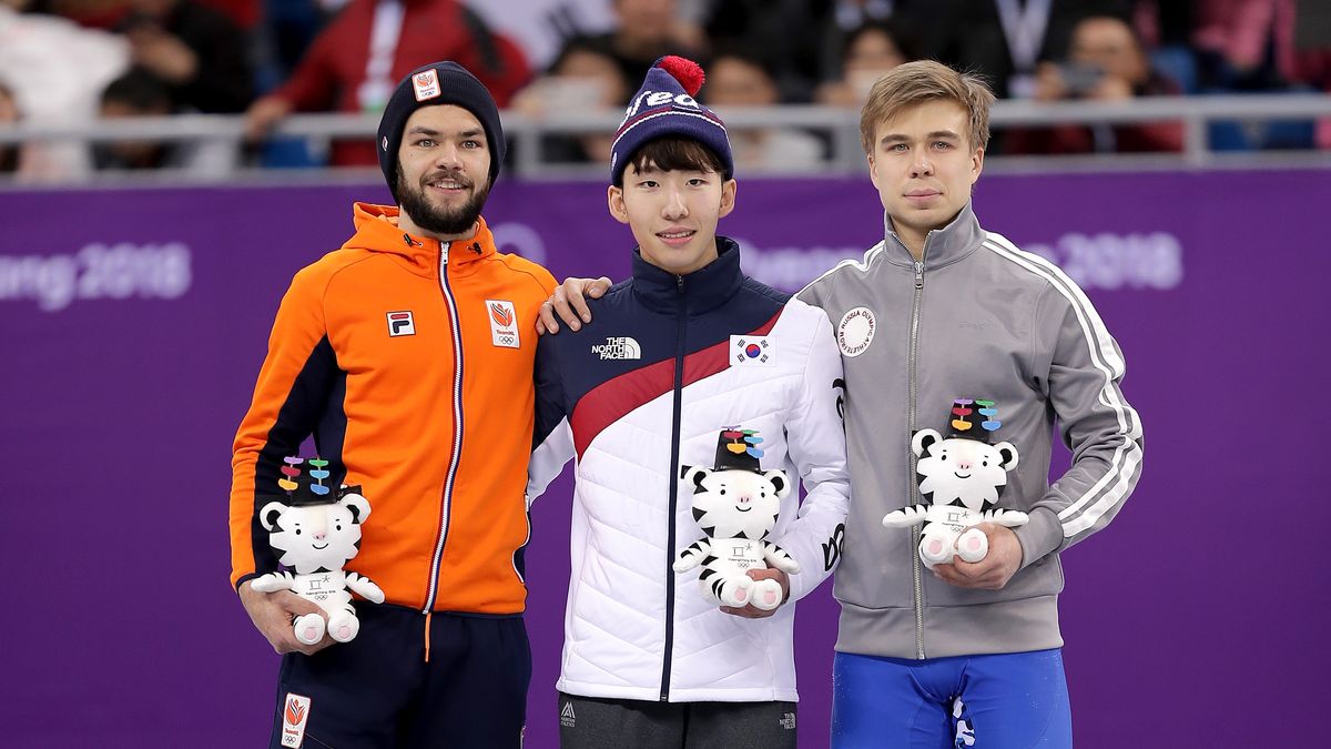 Od lewej: Sjinkie Knegt, Hyojun Lim i Siemion Jelistratow