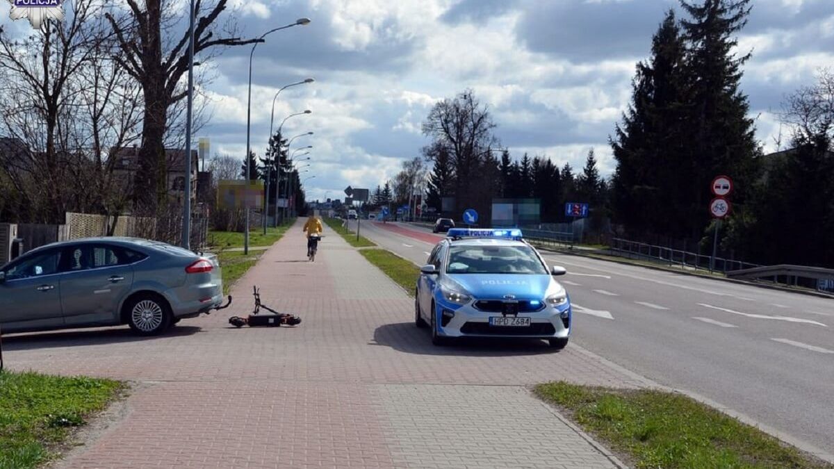 Kierowca nie ustąpił pierwszeństwa chłopcu na hulajnodze