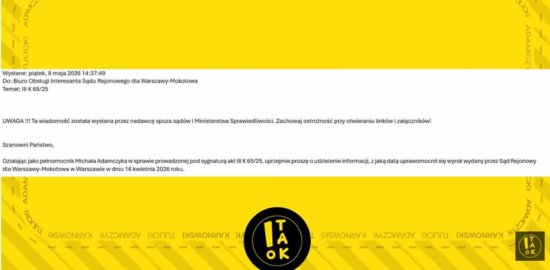 Skriny  z Kanału TAK/YT
