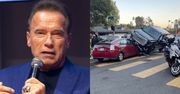 Arnold Schwarzenegger miał WYPADEK SAMOCHODOWY! (ZDJĘCIA)
