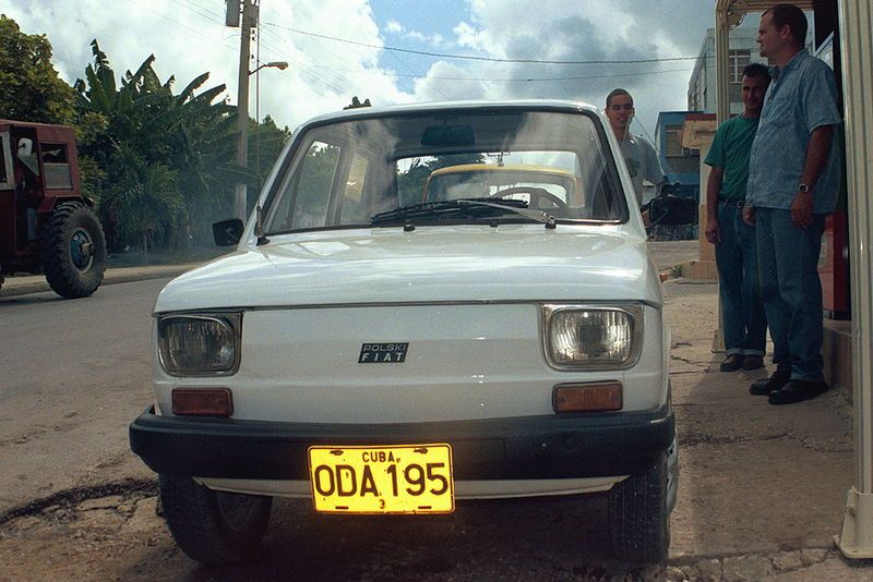 Fiat 126P na Kubie (fot. fiatmaluch.republika.pl)