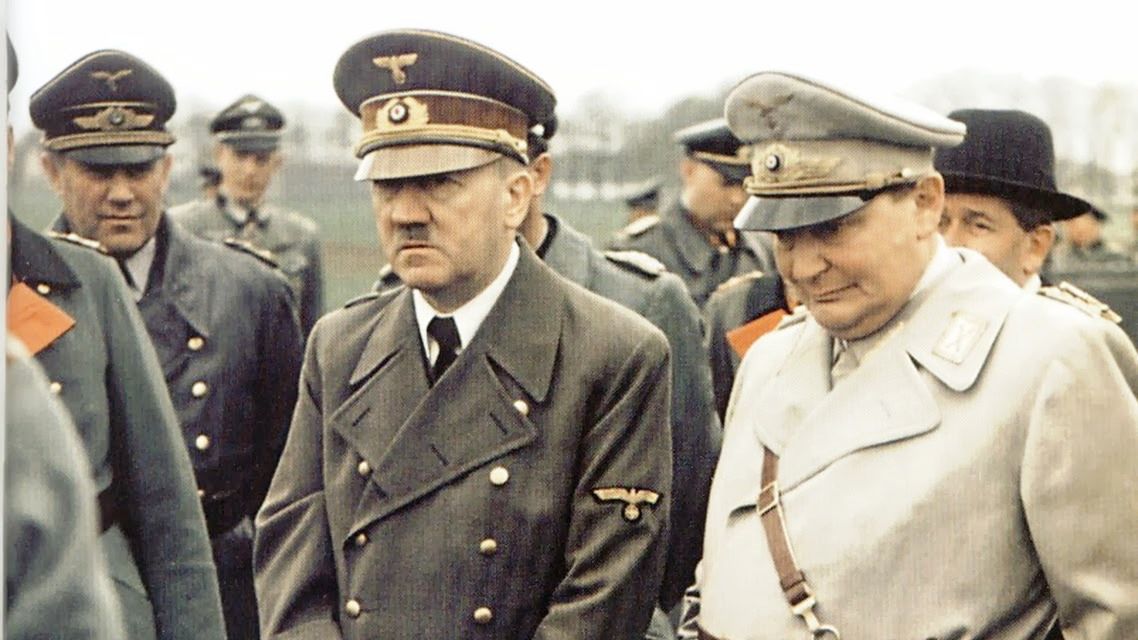 Adolf Hitler (z lewej), Hermann Goering