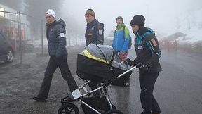 Bjoergen pokazała się z dzieckiem na zawodach PŚ w Oslo