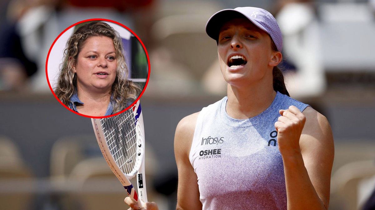 PAP/EPA / Getty Images / Od lewej: Kim Clijsters i Iga Świątek