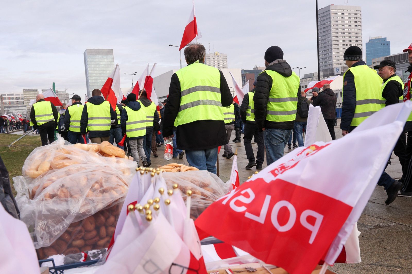 Rolnicy już zaczęli protest w Warszawie