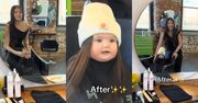Mama-fryzjerka "zrobiła" 8-miesięcznej córce... DOCZEPY. Chciała wypromować biznes na TikToku: "Moment spontaniczności" (WIDEO)