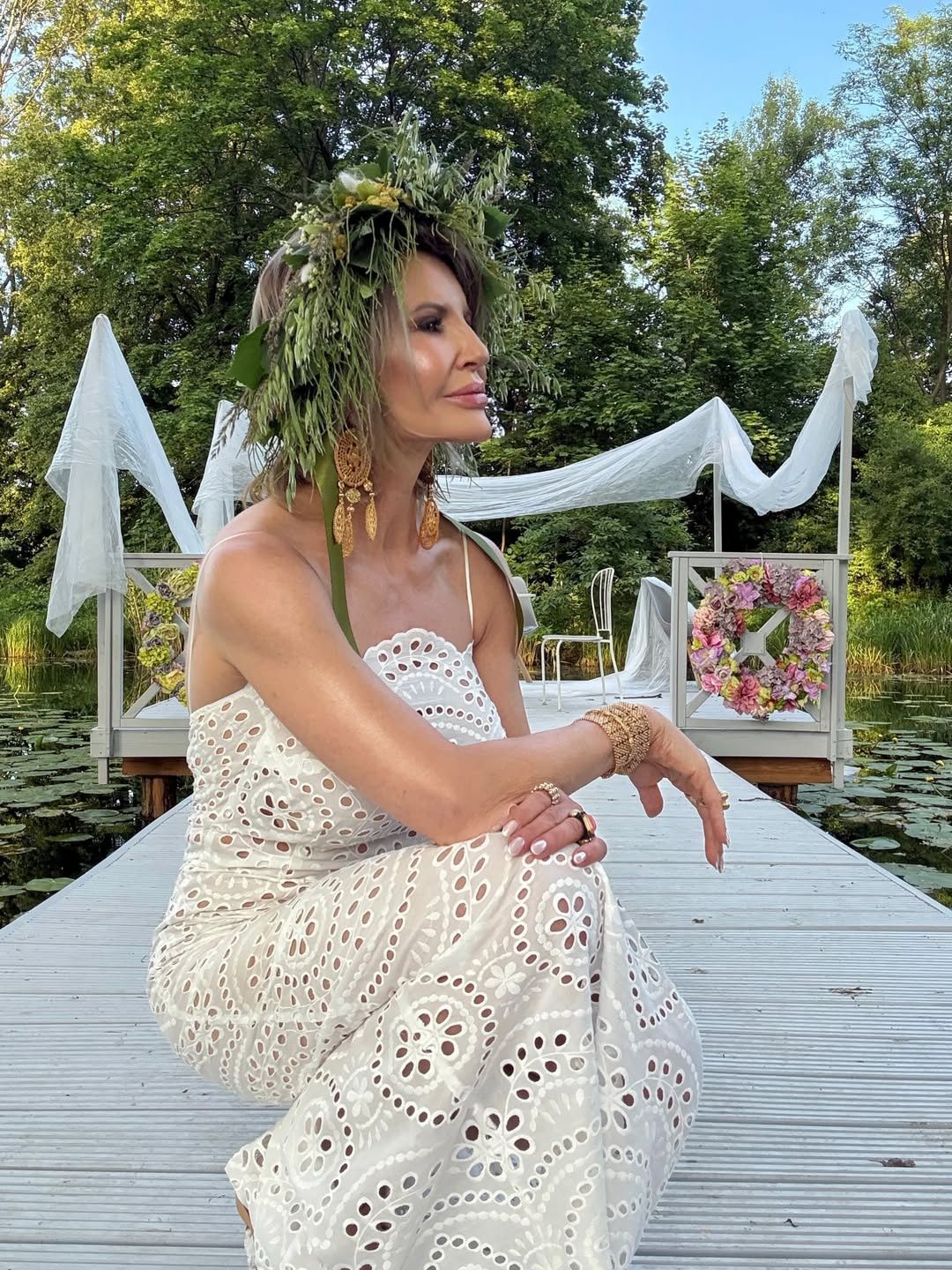Joanna Racewicz świętowała Noc Kupały 