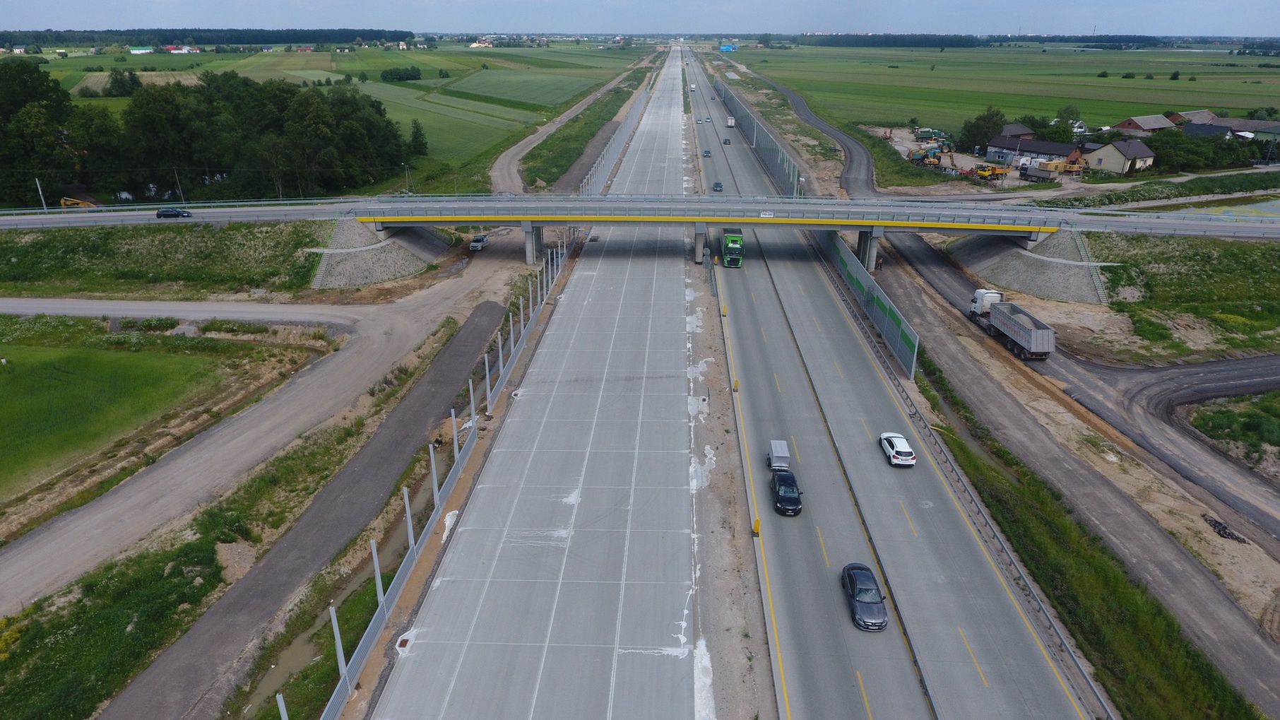Budowa autostrady A1 odc. Piotrków Trybunalski - Kamieńsk, stan na czerwiec 2022