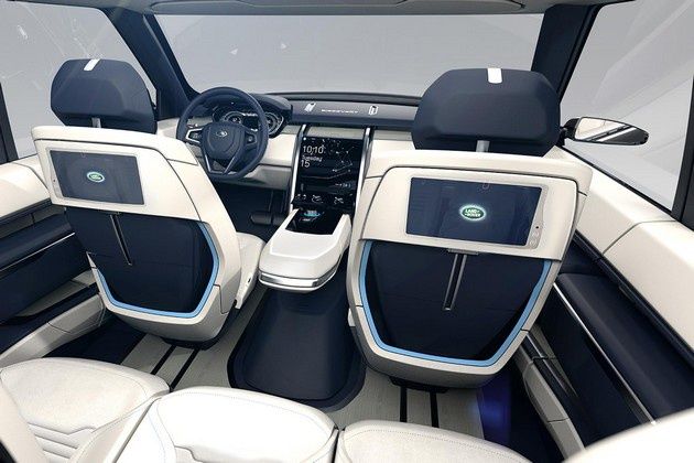 Land Rover Discovery Vision Concept ekrany