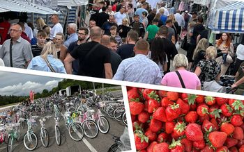 Wielu ludzi na giełdzie w Miedzianej Górze w niedzielę 8 czerwca. Jakie różności? Po ile truskawki i inne owoce i warzywa? Zobaczcie zdjęcia