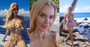 "Żona Miami" Aneta Glam pozuje w bikini i radzi: "Im mniej się kobieta stara o wygląd, tym ma LEPSZEGO PARTNERA" (ZDJĘCIA)