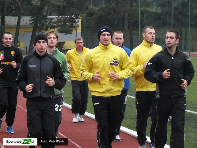 Na pierwszym treningu Zbigniew Markuszewski zaserwował swoim podopiecznym sporo biegania