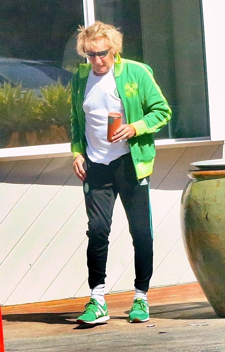 Rod Stewart obdarował żonę soczystym pocałunkiem