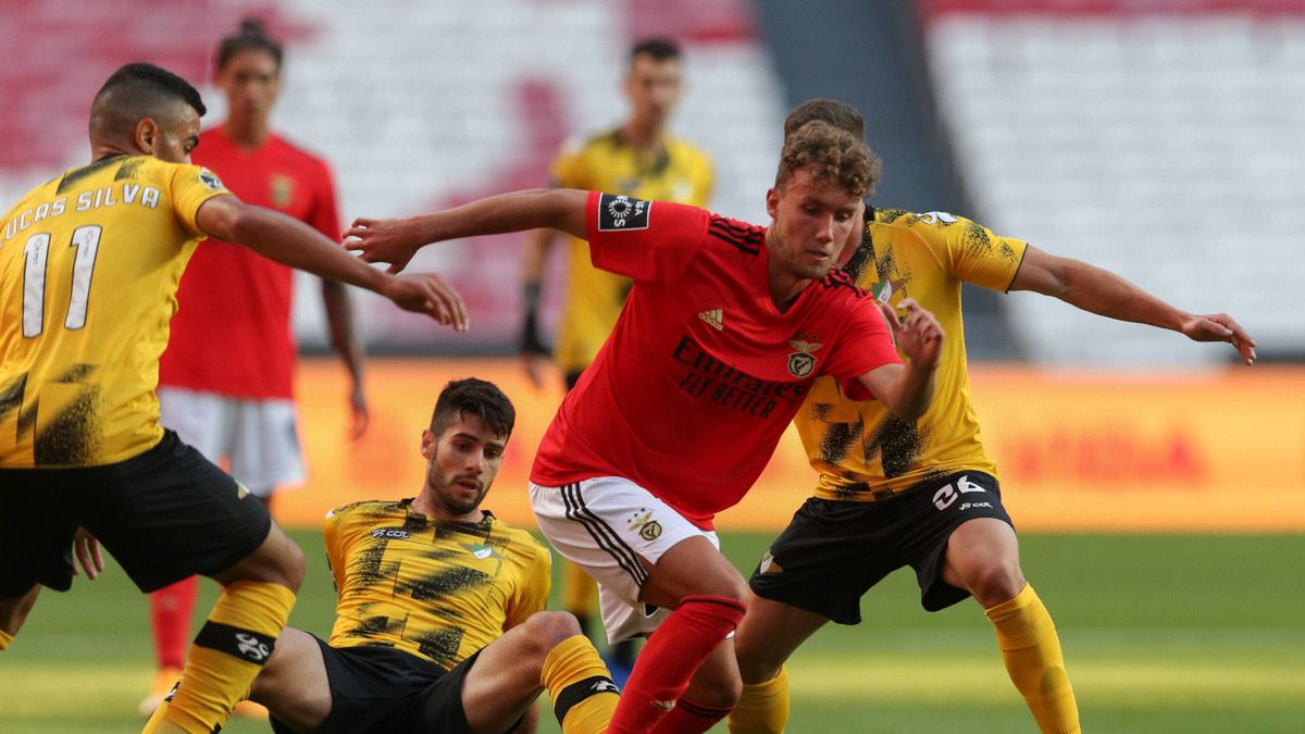 PAP/EPA / MANUEL DE ALMEIDA / Na zdjęciu: mecz Benfica - Moreirense