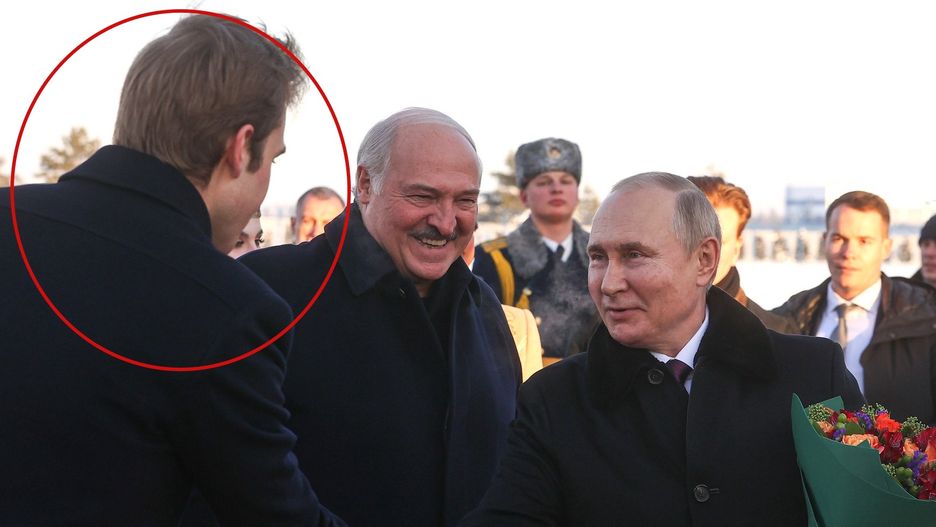 Władimir Putin z wizytą w Mińsku. Tak się witał z synem Łukaszenki