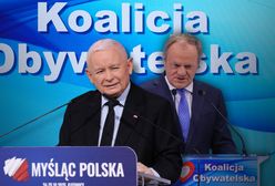 Tak Kaczyński na koniec kpił z KO. Salwy śmiechu z tłumu