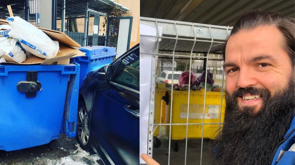 Pracuje na śmieciarce. Pokazał co denerwuje go najbardziej