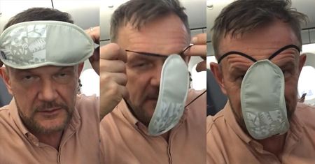 Cezary Pazura robi sobie ŻARTY z... koronawirusa: "Zwykła maseczka, taka na oczy. Wystarczy ją założyć i jesteś bezpieczny"