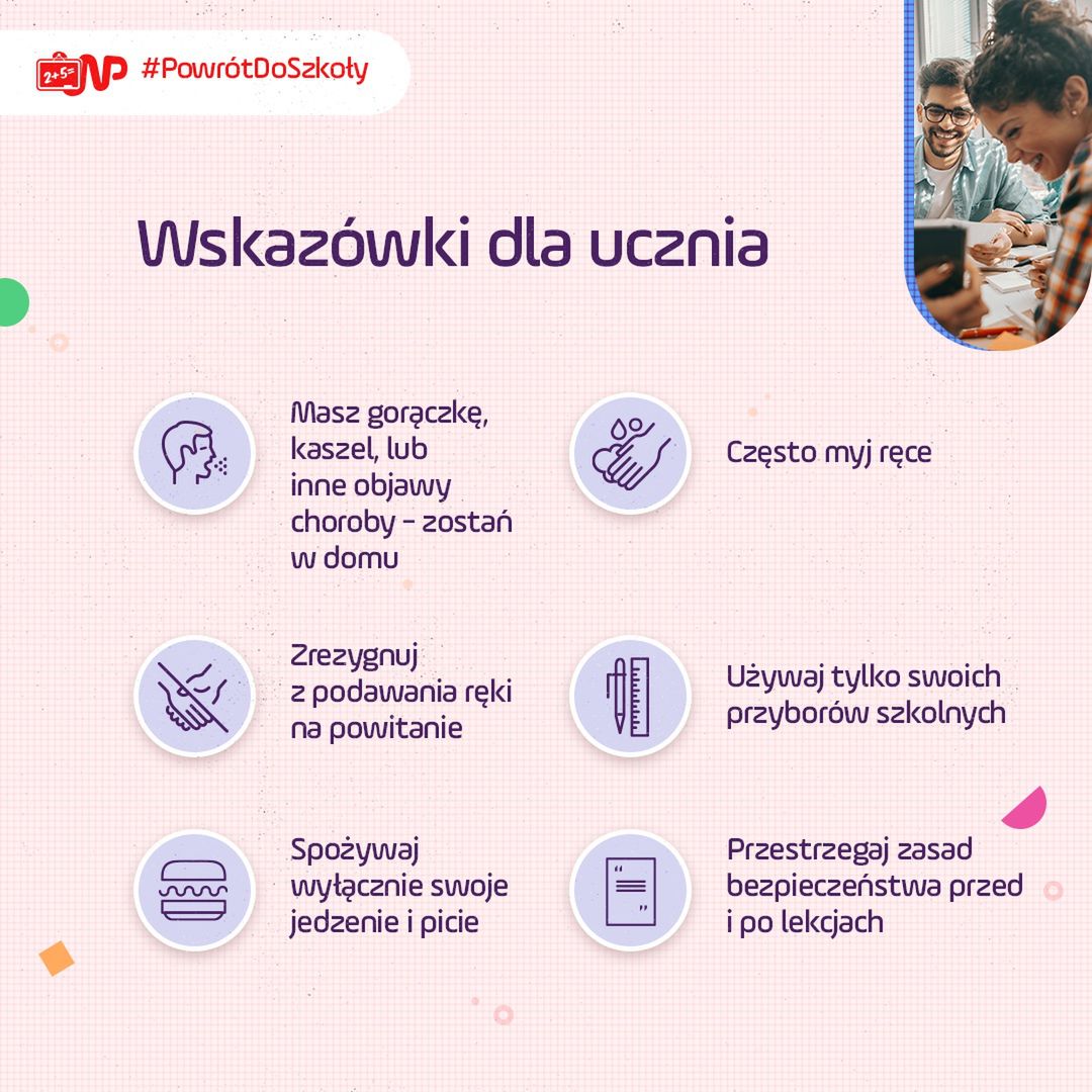 Powrót do szkoły. Ważne wskazówki dla ucznia