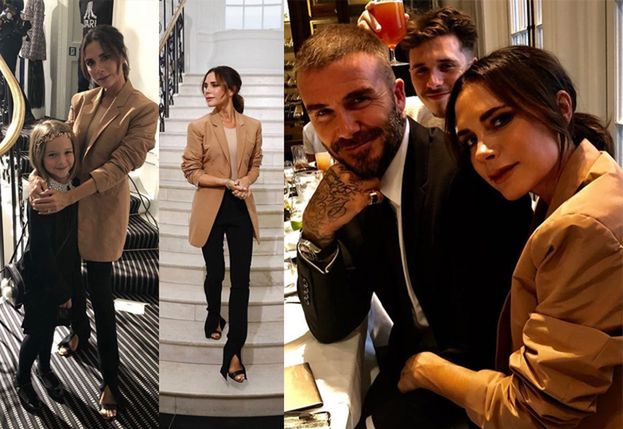 Victoria Beckham z rodziną świętuje DZIESIĘCIOLECIE swojej marki (ZDJĘCIA)