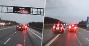 Groźne popisy na autostradzie. Kierowca poszukiwany