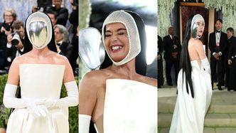 Katy Perry w futurystycznej masce i ze SREBRNYM ZĘBEM brylowała na MET Gali 2026 (ZDJĘCIA)