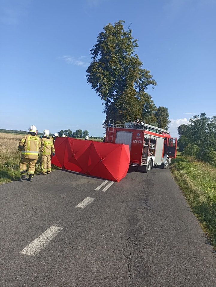 Wypadek koło Gniezna