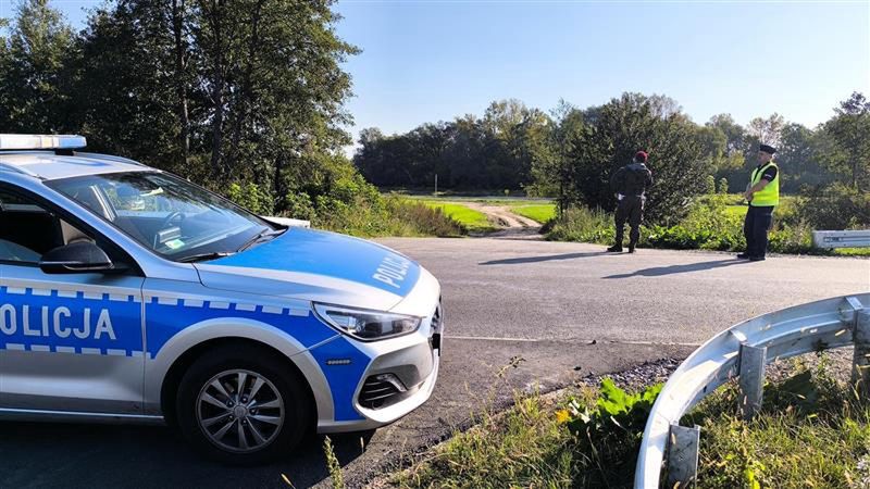 Szczątki drona zaleziono przy granicy z Białorusią