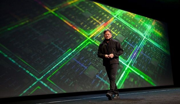 Jen-Hsun Huang CEO Nvidia konferencja zdjęcie