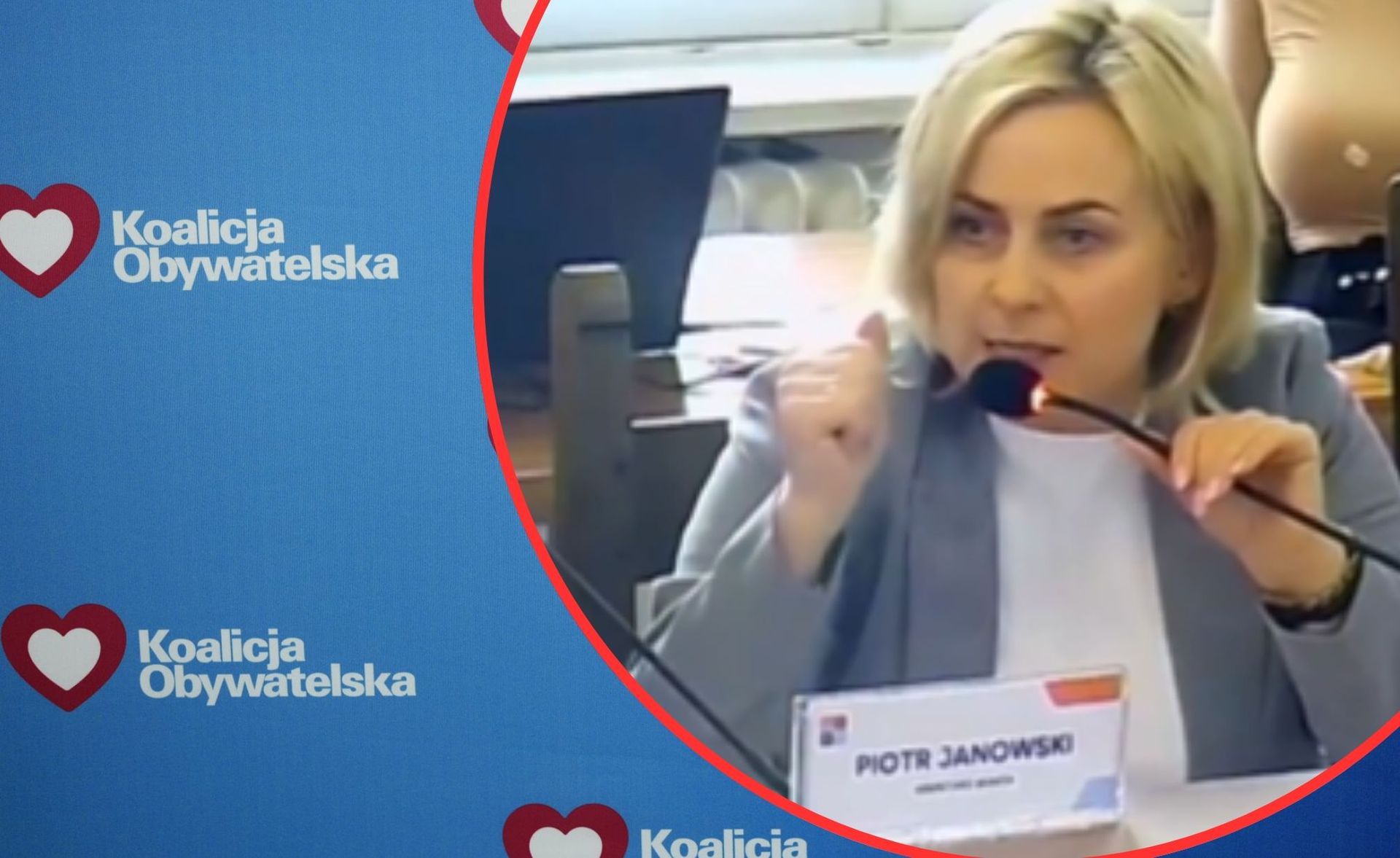 "Niech się pan zamknie". Gwałtowna reakcja burmistrz z KO