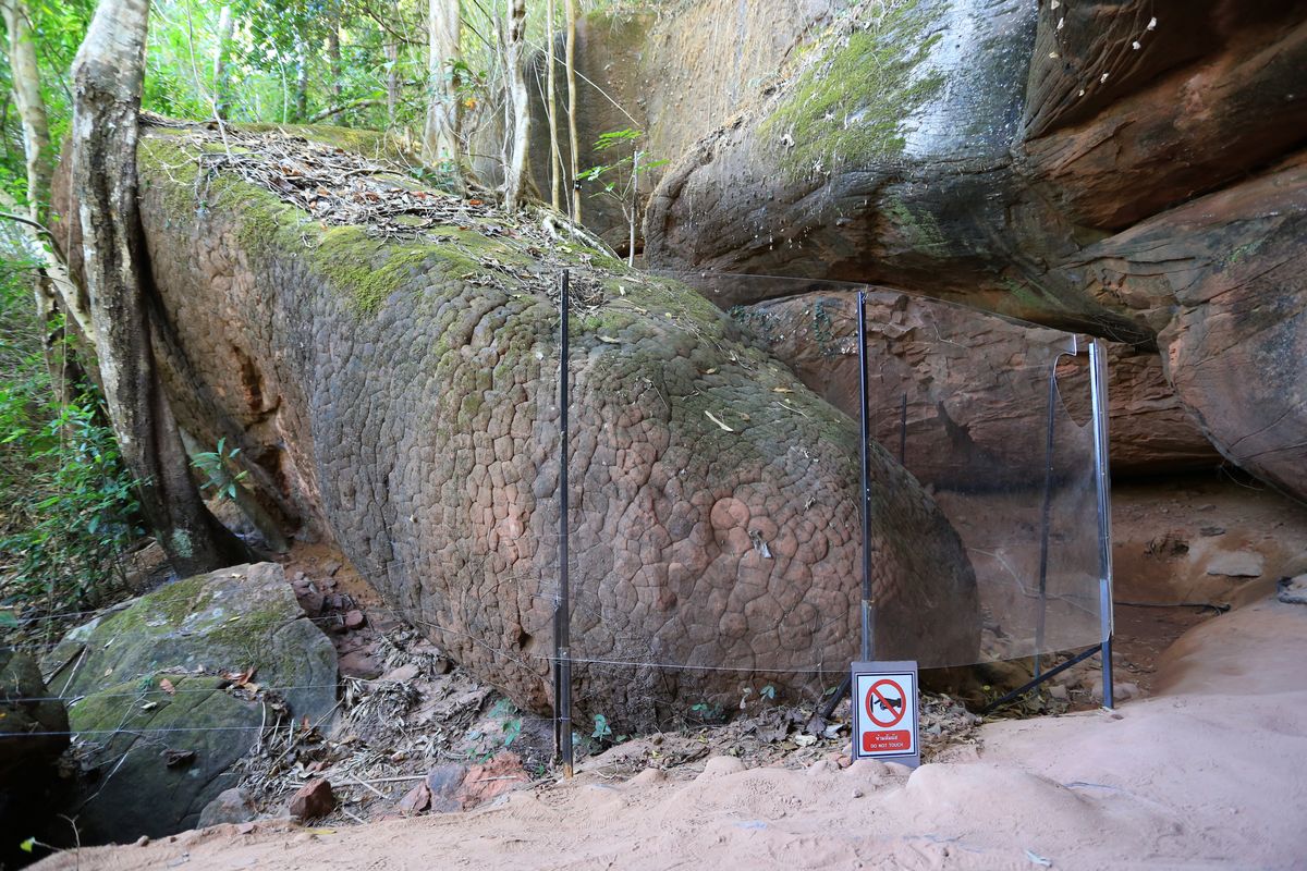 Niezwykła formacja skalna w Naga Cave