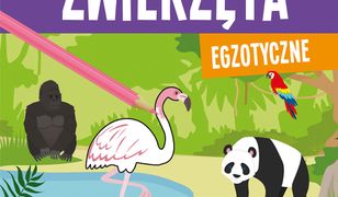 Naklejam, koloruję, rozwiązuję. Zwierzęta egzotyczne