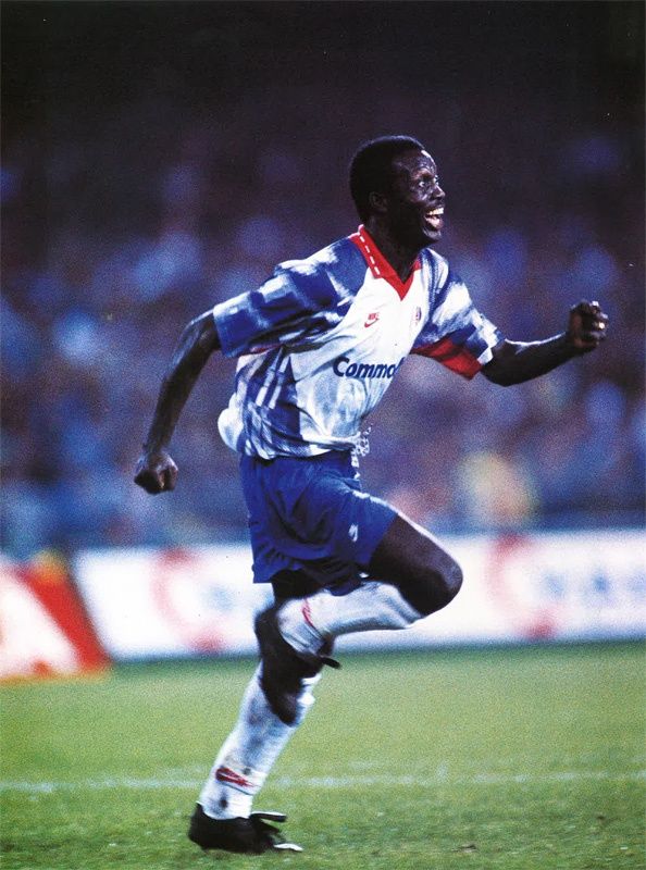 George Weah w 1992 roku fot. domena publiczna